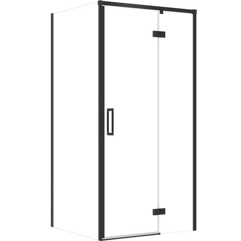 CERSANIT Obdélníkový sprchový kout LARGA pravý 100x90x195 cm černý S601-309