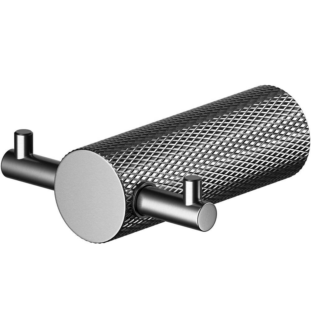 CERSANIT věšák na ručníky ZEN Double Gun Metal S951-876