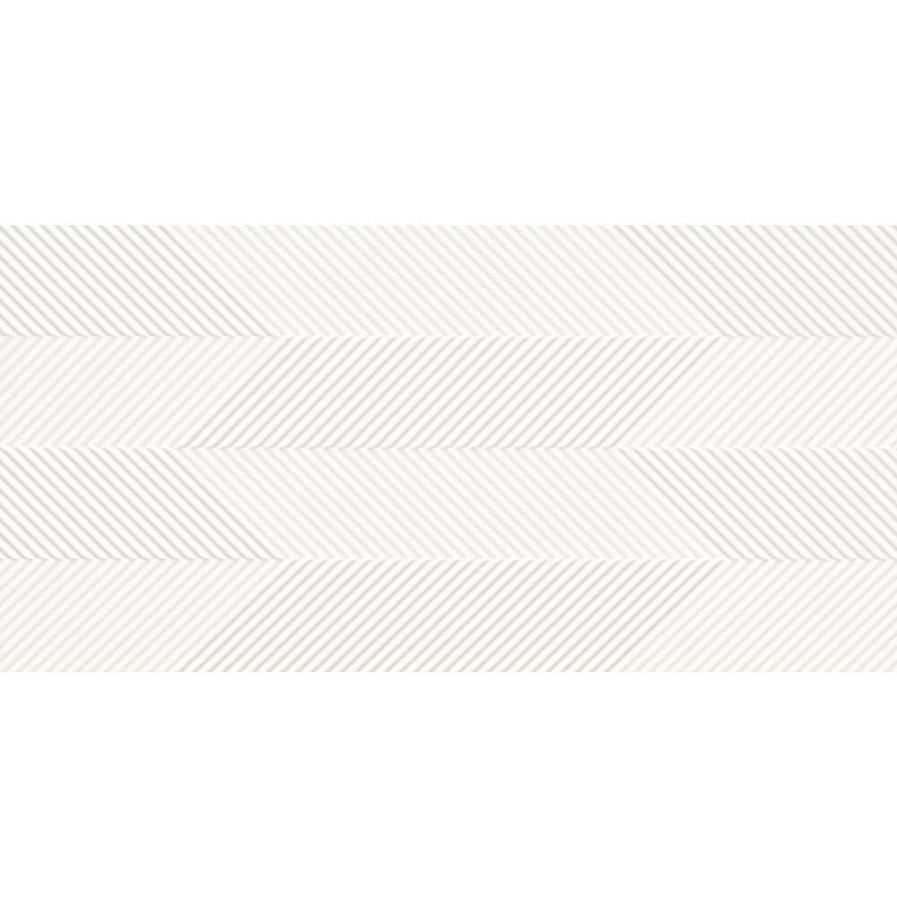 OBKLAD SHINY NATURE CHEVRON WHITE STRUCTURE MICRO MATT 29,8X59,8