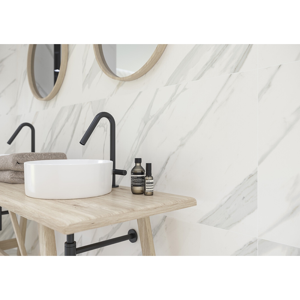 Glazované_dlaždice_CALACATTA_MARBLE_white_mat_59,8x119,8 Glazované dlaždice CALACATTA MARBLE white mat 59,8x119,8