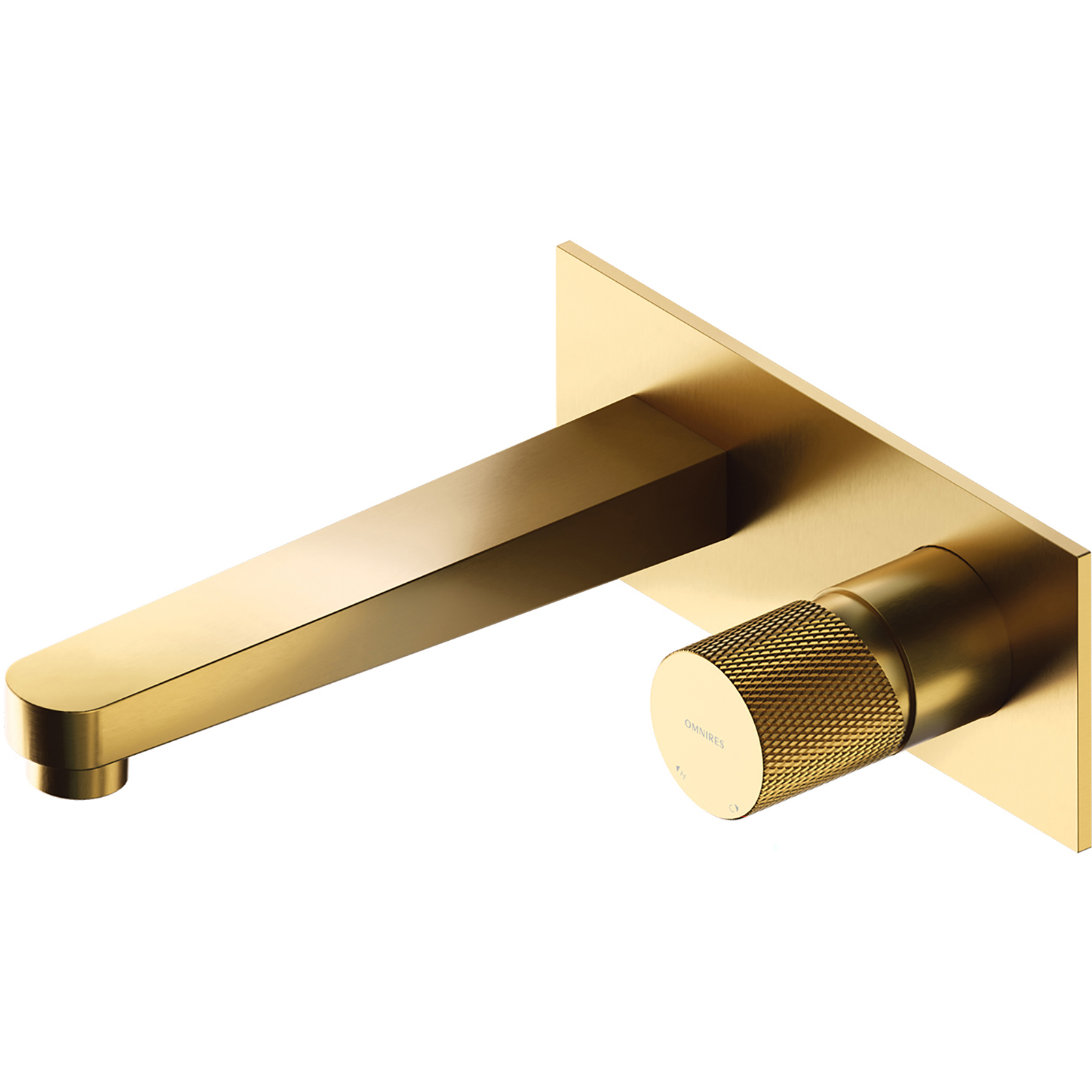 OMNIRES CONTOUR kohoutek na umyvadlo skrytý zlatý kartáč CT8015GLB