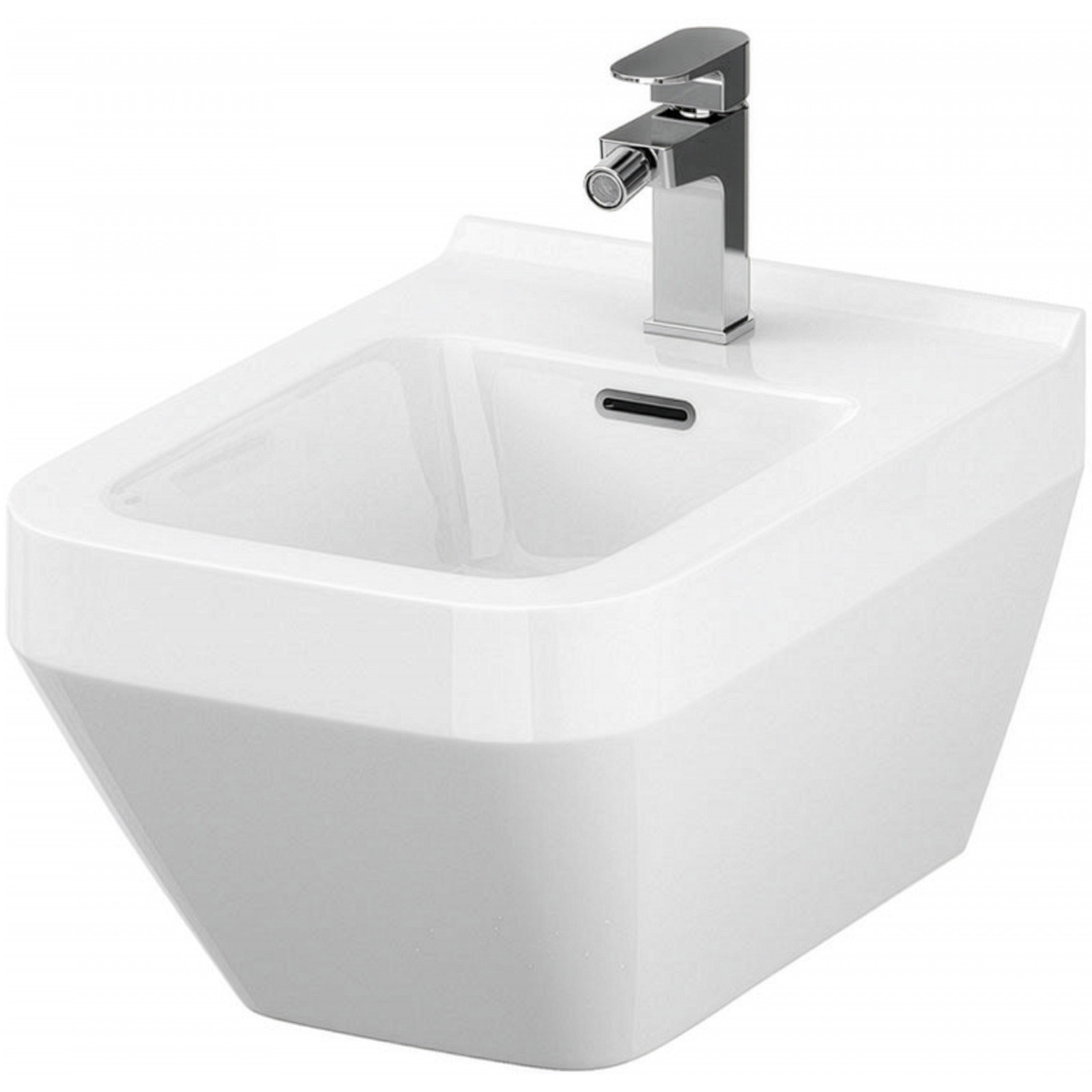 CERSANIT CREA obdélníkový závěsný bidet se skrytou montáží K114-010