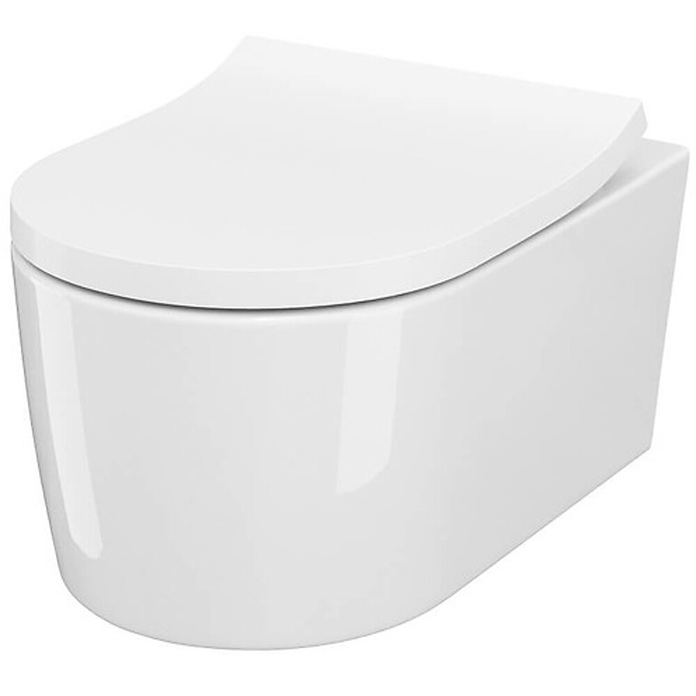 CERSANIT Závěsná WC mísa SET B239 MZ INVERTO UM duroplast slim sedátko S701-419