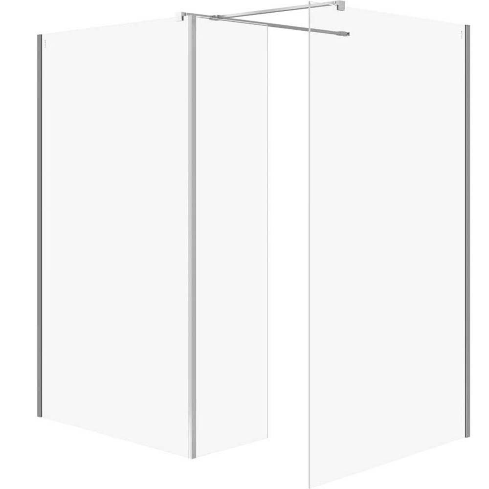 CERSANIT WALK-IN sprchový kout MILLE s pohyblivou stěnou 100x90x30x200 chrom S601-191