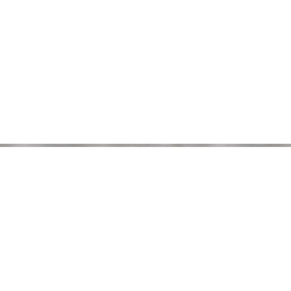 Obklady na stěnu listwa UNIVERSAL METAL BORDERS silver mat 1x89