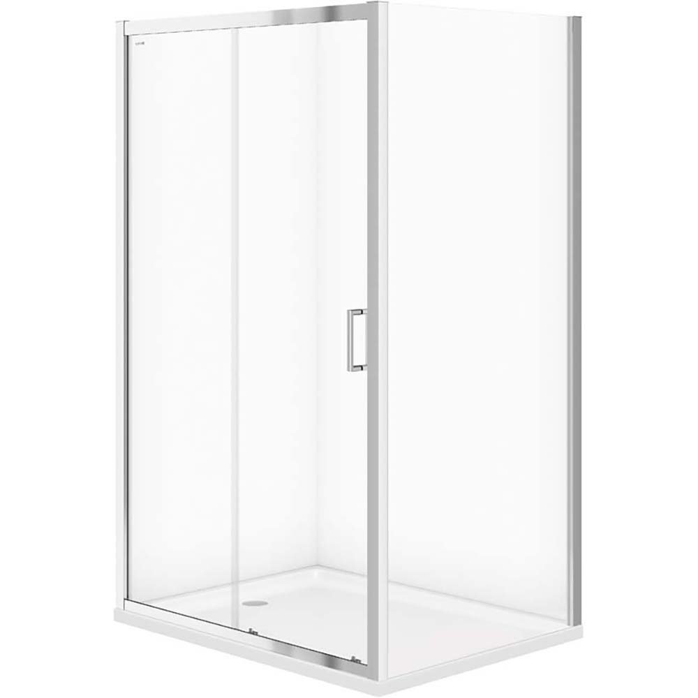 CERSANIT Obdélníkový posuvný sprchový kout IVA 120x90x185 čiré sklo S165-002
