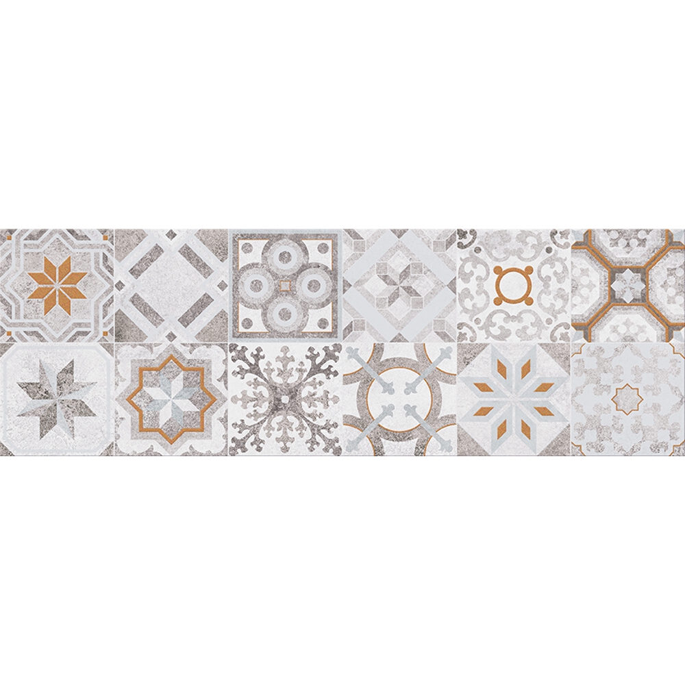 OBKLAD CONCRETE STYLE INSERTO PATCHWORK MATT 20X60