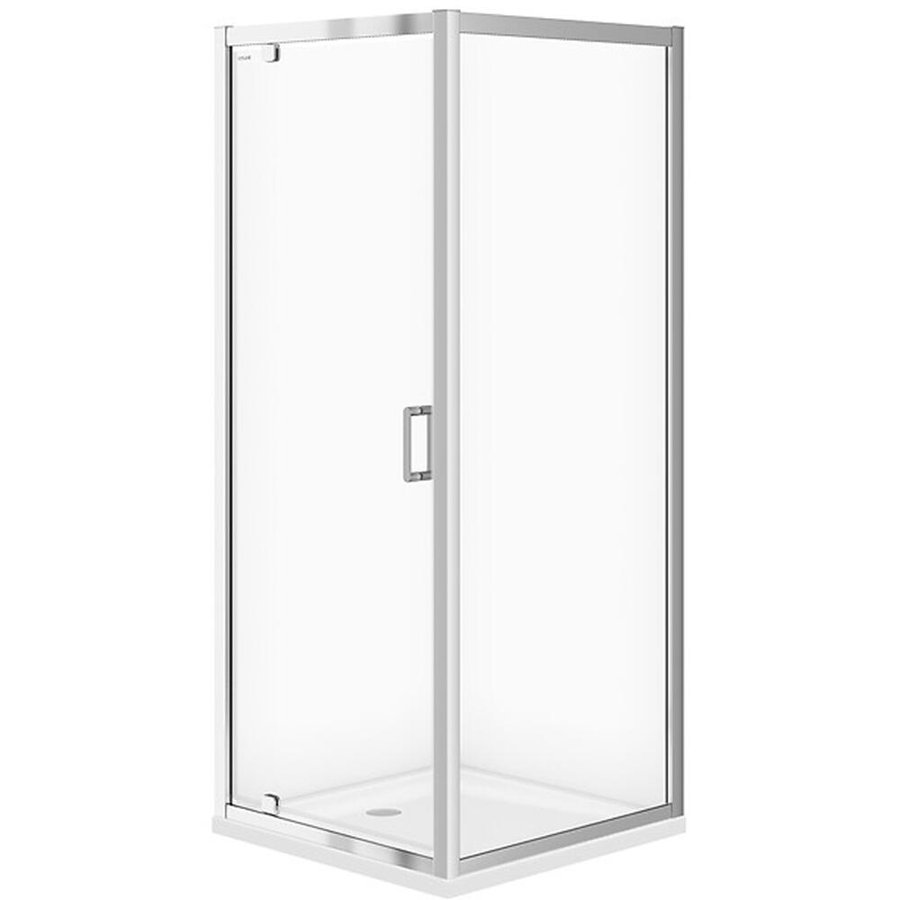 CERSANIT ARTECO PIVOT čtvercový sprchový kout 80x190 čiré sklo S157-009