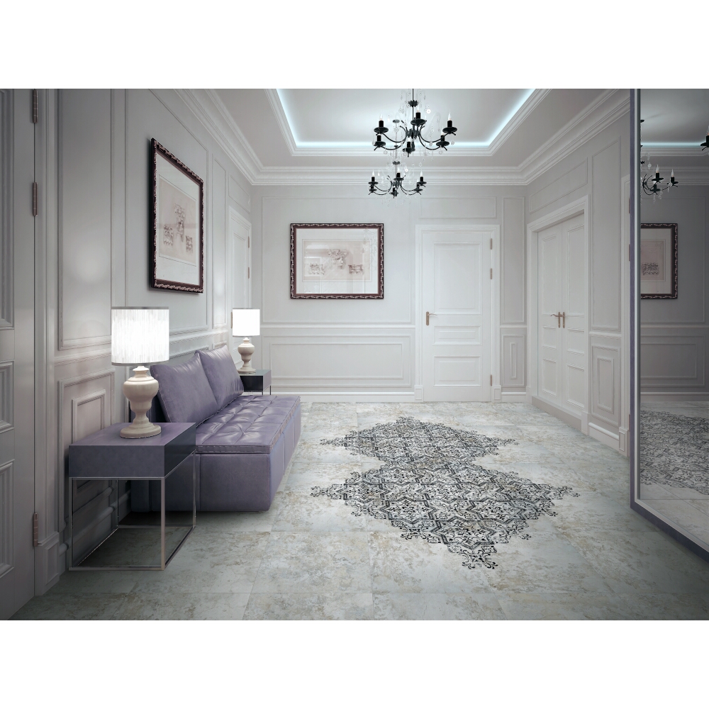 Glazované_dlaždice_hiszpański_Absolut_Keramika_MINDANAO_TERM_1_black_satin_60,8x60,8_gat._I Glazované dlaždice hiszpański Absolut Keramika MINDANAO TERM 1 black satin 60,8x60,8 gat. I