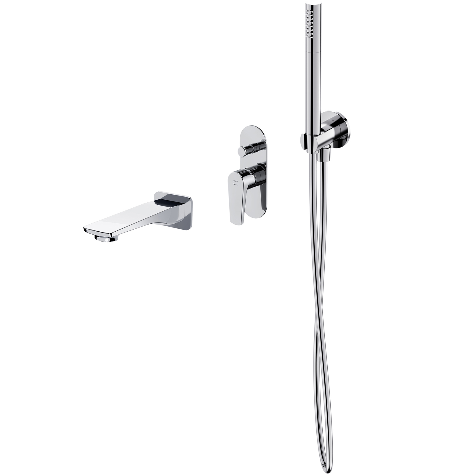 CERSANIT Podomítková vanová souprava MODUO chrom S952-040