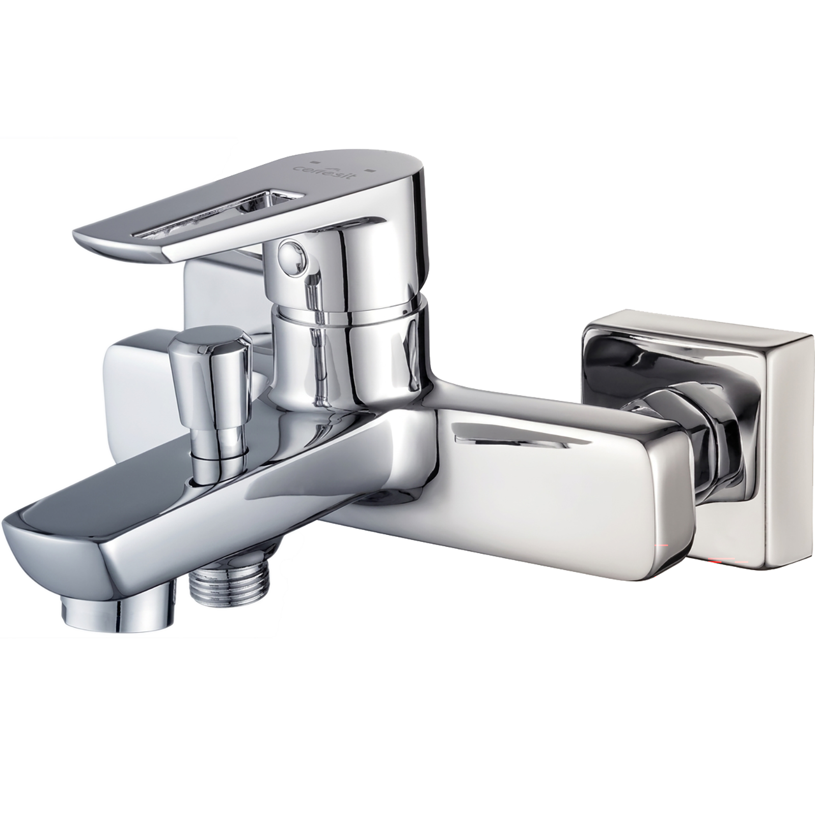CERSANIT Vanová a sprchová nástěnná baterie MILLE chrom S951-006 CERSANIT Vanová a sprchová nástěnná baterie MILLE chrom S951-006