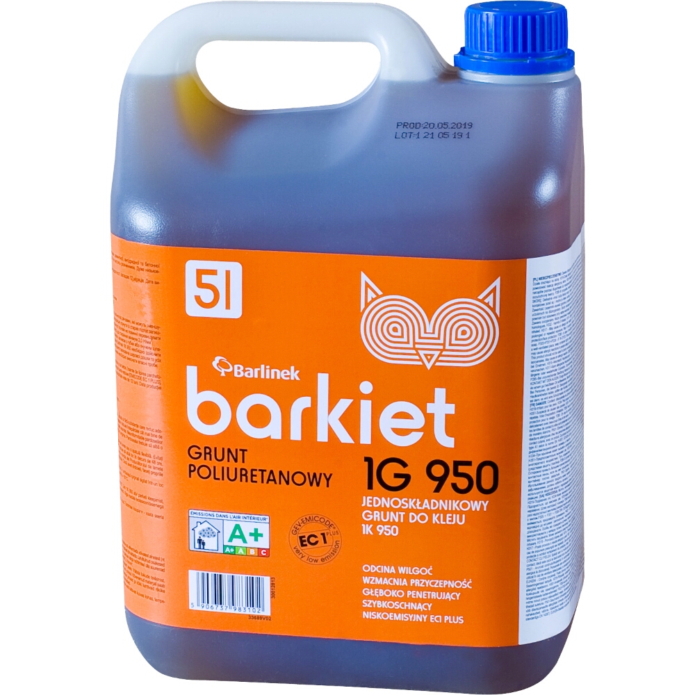POLYURETANOVÝ ZÁKLADNÍ NÁTĚR NA LEPIDLO 1K 950 5 L BARLINEK