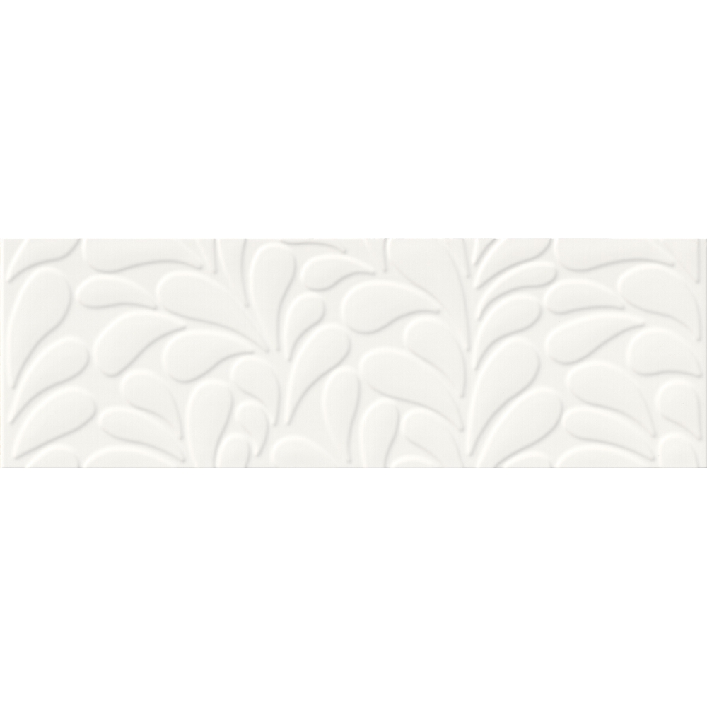 OBKLAD BLANKA WHITE LEAF STRUCTURE GLOSSY 29X89 (II. JAKOST)