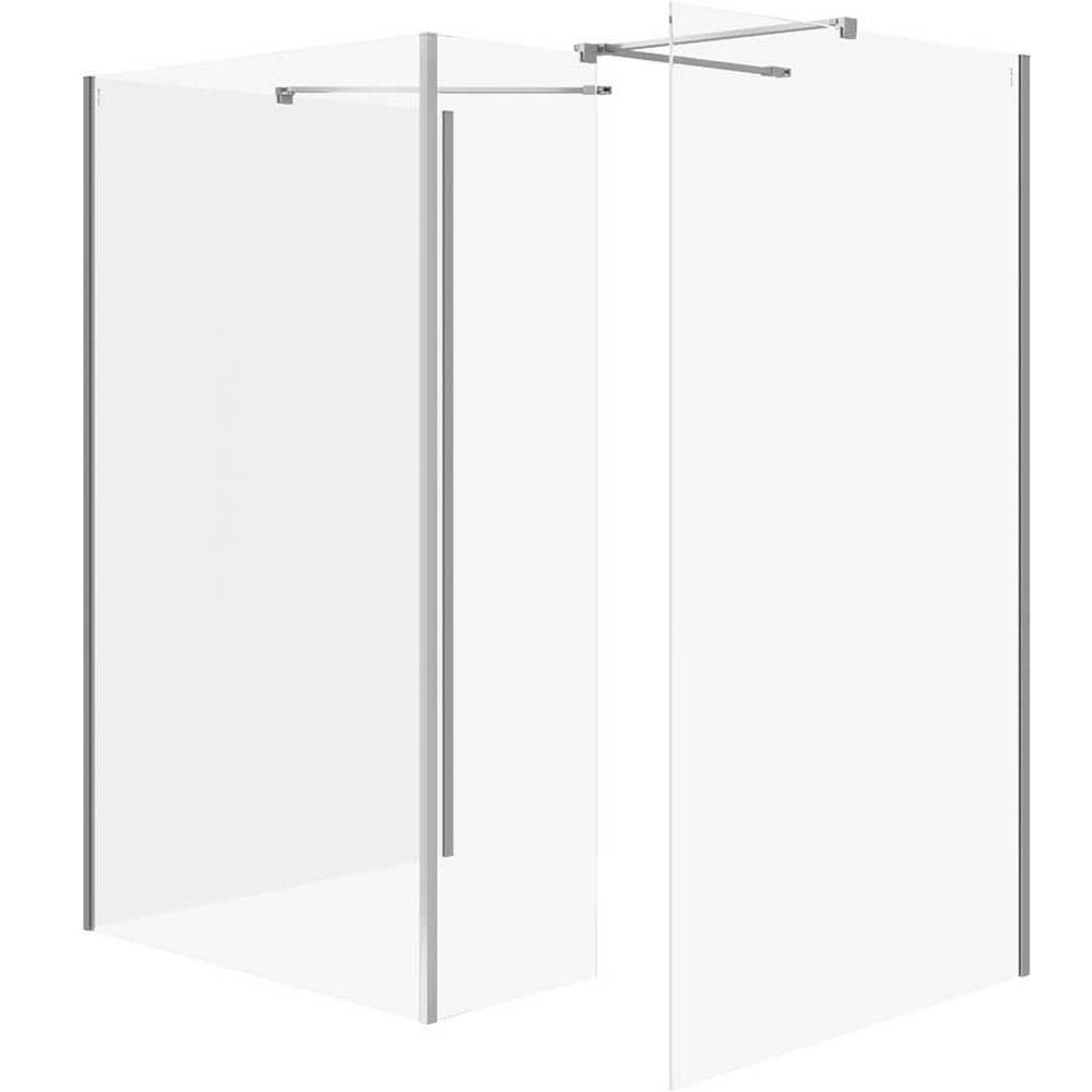 CERSANIT WALK-IN sprchový kout MILLE s pohyblivou stěnou 90x90x90x30x200 chrom S601-195