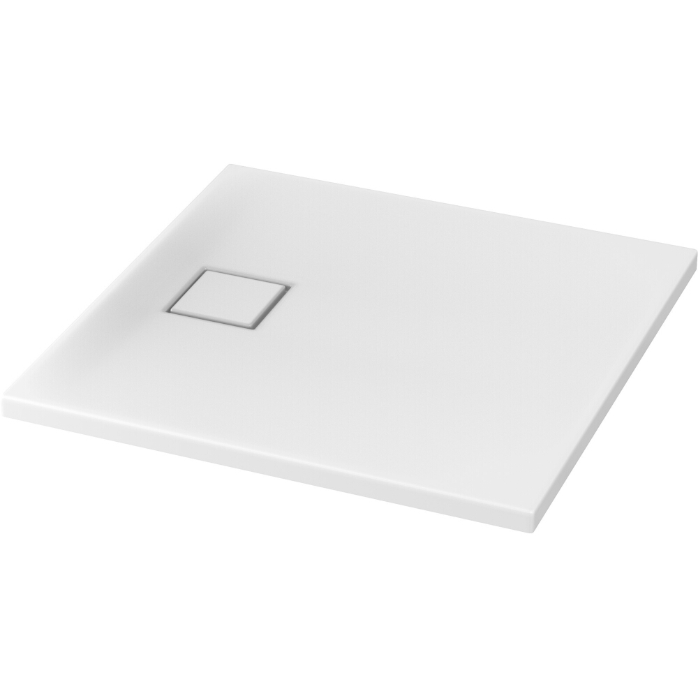 CERSANIT Čtvercová sprchová vanička TAKO SLIM 80x4 bílá + sifon S601-121