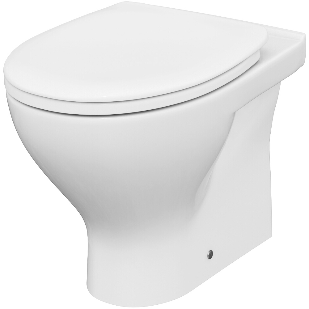 CERSANIT Stojací WC mísa SET A38 MODUO CO 010 duroplastové sedátko S701-266