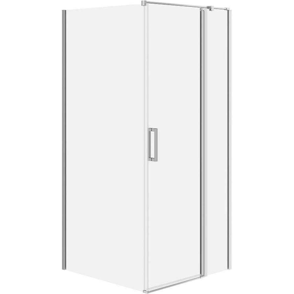CERSANIT Hranatý sprchový kout MODUO pravý 90x80x195 cm chrom S601-307