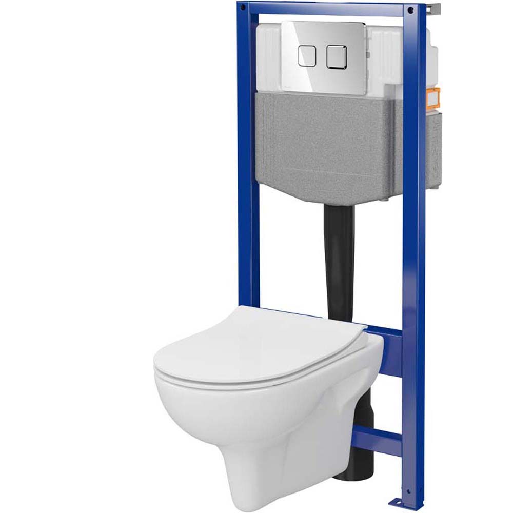 CERSANIT SYSTEM 50 PNEU podomítková sada ACCENTO chrom S701-955