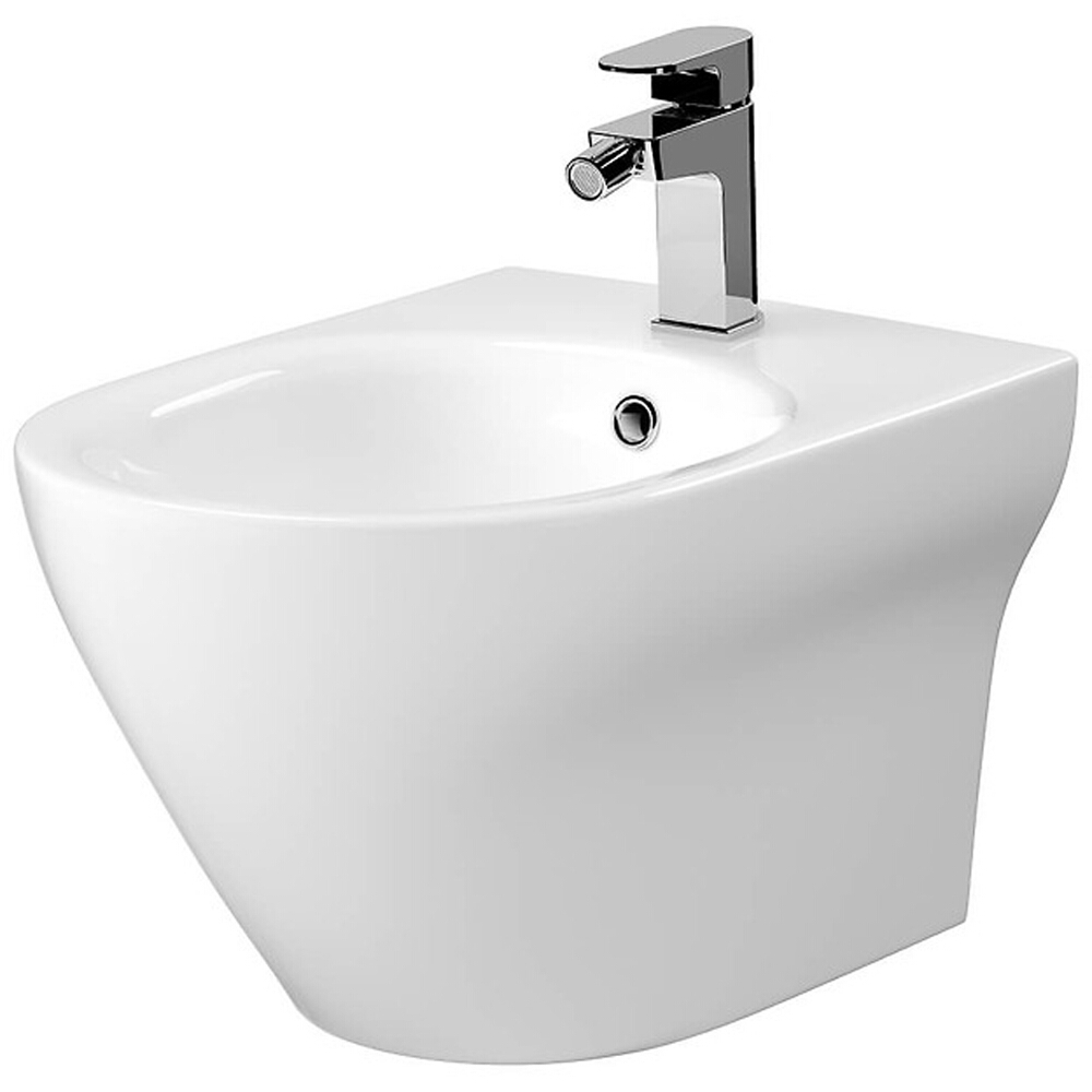 CERSANIT LARGA OVAL CLEAN ON závěsný bidet se skrytou montáží K120-006