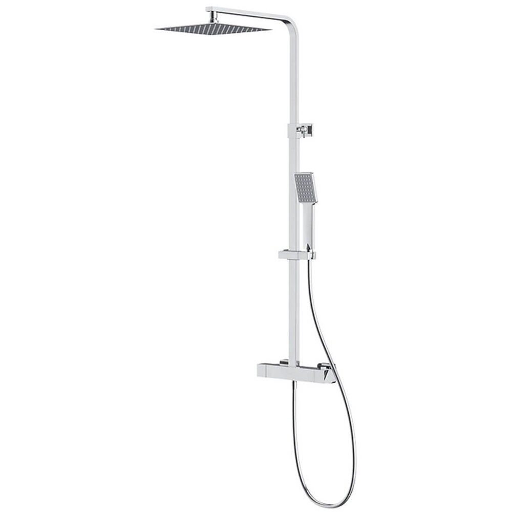 CERSANIT CITY obdélníkový sprchový sloup s termostatickou baterií chrom S951-341