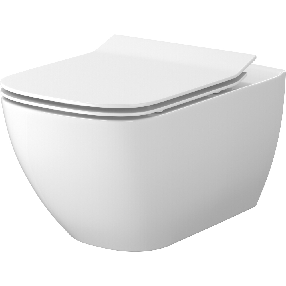 CERSANIT UM METROPOLITAN CLEAN ON závěsná WC mísa s logem bez sedátka K38-024
