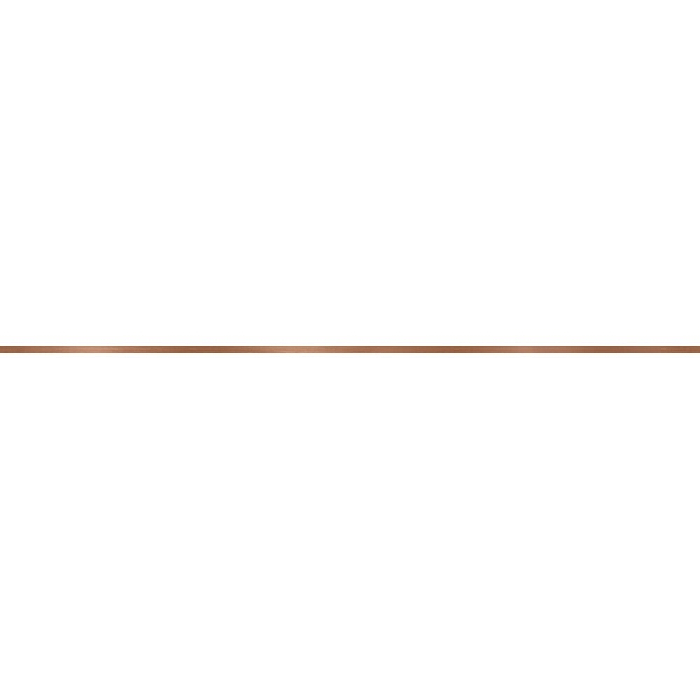 Obklady na stěnu listwa UNIVERSAL METAL BORDERS copper glossy 1x89