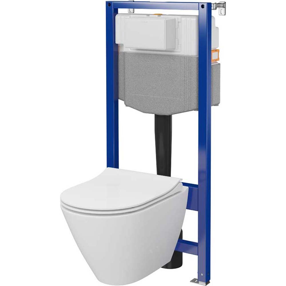 CERSANIT AQUA PLUS pneumatická podomítková sada s CITY miskou a deskou S701-795
