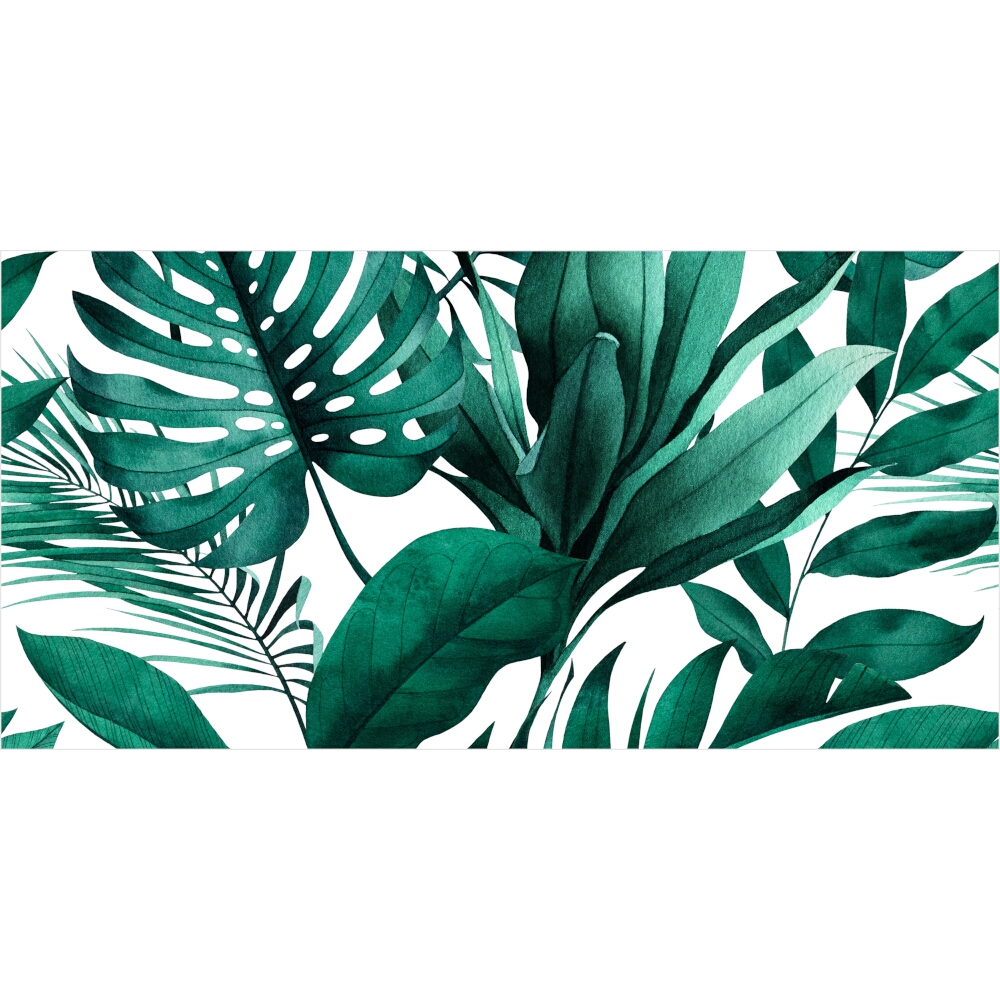 OBKLAD ALFA-CER MONSTERA WHITE DEC. B GLOSSY 29,8X59,8