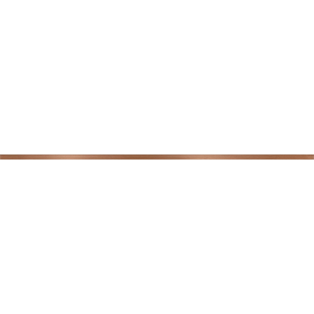 Obklady na stěnu listwa UNIVERSAL METAL BORDERS copper glossy 1x60