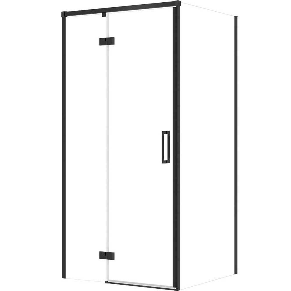 CERSANIT LARGA sprchový kout obdélníkový levý 100x90x195 cm černý S601-313